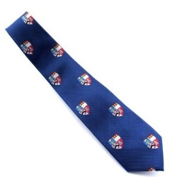 Multi Crest Silk Tie